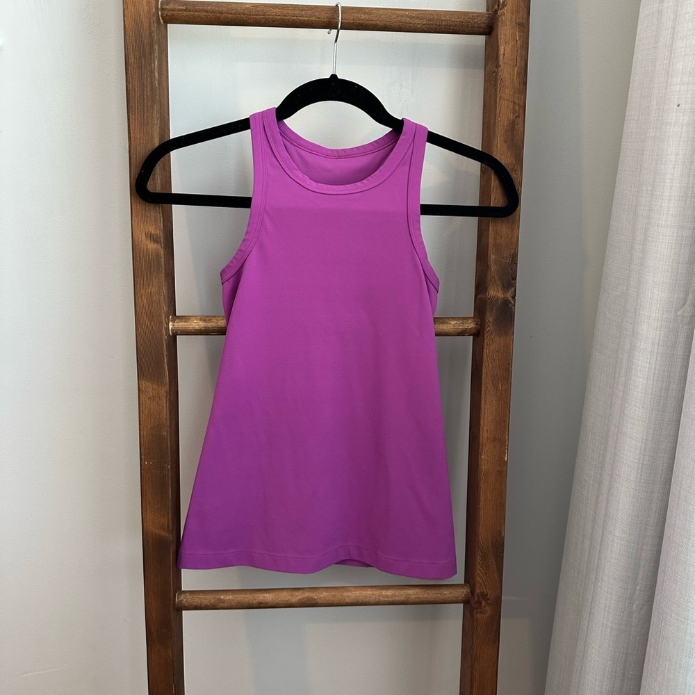 Lululemon Fuchsia Racerback Tank Top - Picture 6 of 9